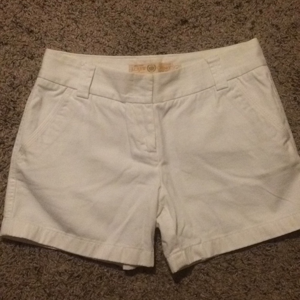 J.Crew White chino shorts - classic twill